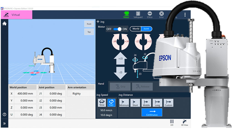 Epson Robot Programming RC Express | Gibson Engineering